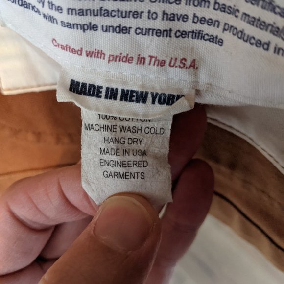 Engineered Garments Bedford Jacket in Brown - Picture 6 of 10